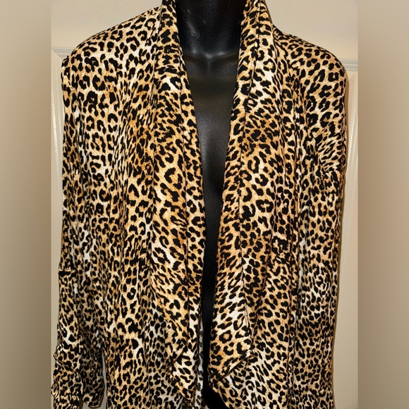 Forever 21 Plus Size Leopard Print Kimono 2XL NWOT - Picture 4 of 13